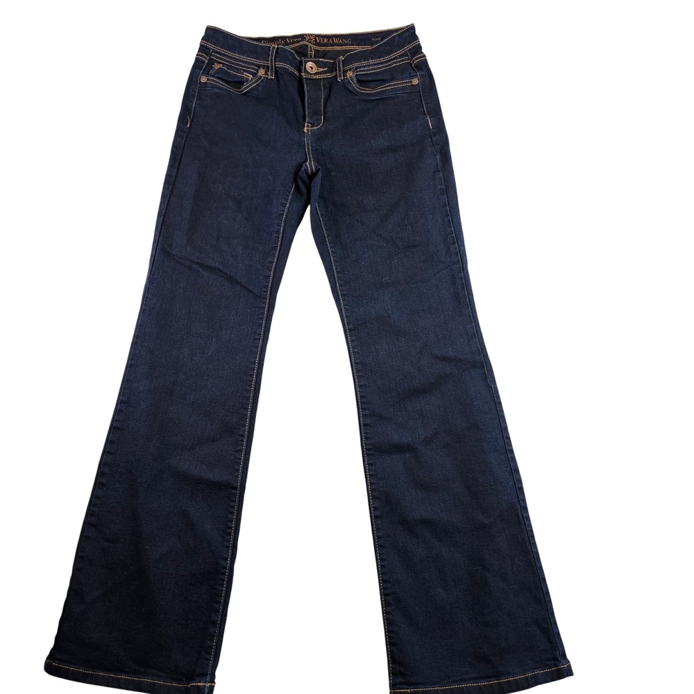 Women’s Dark Blue Flare Jeans - Classic Fit